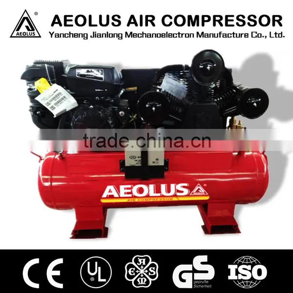 Kohler Gasoline engine type Air Compressor JL3065 horizontal tank mount type air compressor