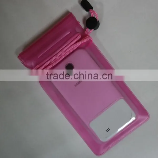 2014 Summer 100% Waterproof PVC Pouch Cases With Neck-strap for 5.5 Inches Big Smartphone Samsung Note 2 Note3 S3 S4 photo-4