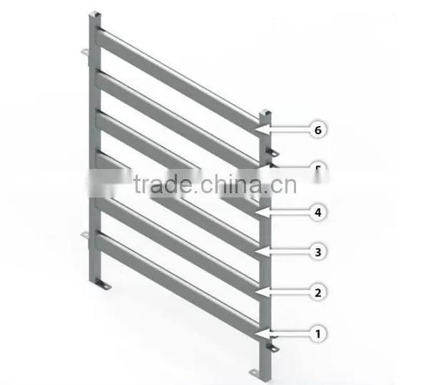 Cheap Round Australia Cattle Horse Paddock Fence Panel For Sale, PVC Outdoor Horse Fence photo-4