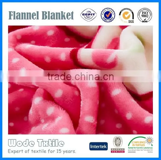 China Blanket Printed Flannel Fleece Blanket Used in Hotel photo-3
