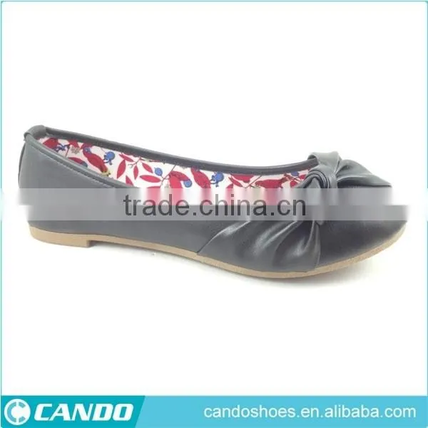 Shoes Wholesale pu Shoes, Decorative Pointed Toe Flat Shoe With Free Samples