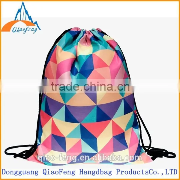 Strong Drawstring Backpack Bag/funny School Bags photo-3