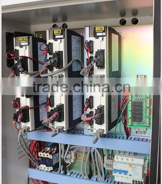 Double Z Double Head Wood Metal Stone CNC Router With Panasonic Servo Motor photo-4