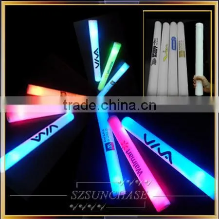 2016 New Hot Sale Customer Logo Available Multicolored Led Foam Baton Led Baton Led Glow Stick Quality Choice photo-2