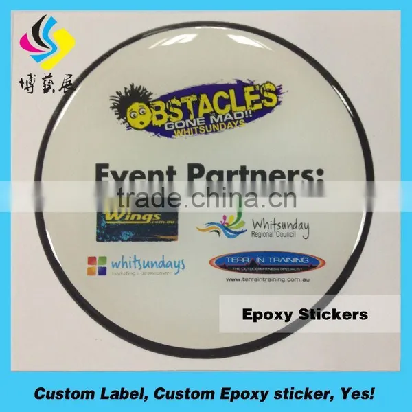 Funny Popular Design Mickey Plastic Epoxy Sticker photo-2