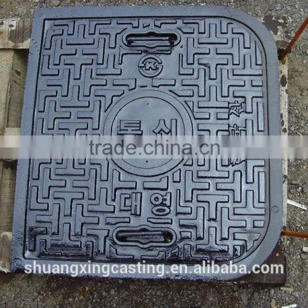 Ductile Iron Manhole Covers With Different Size and Type Cast Iron Heavy Duty Manhole Covers Sizes for Sale