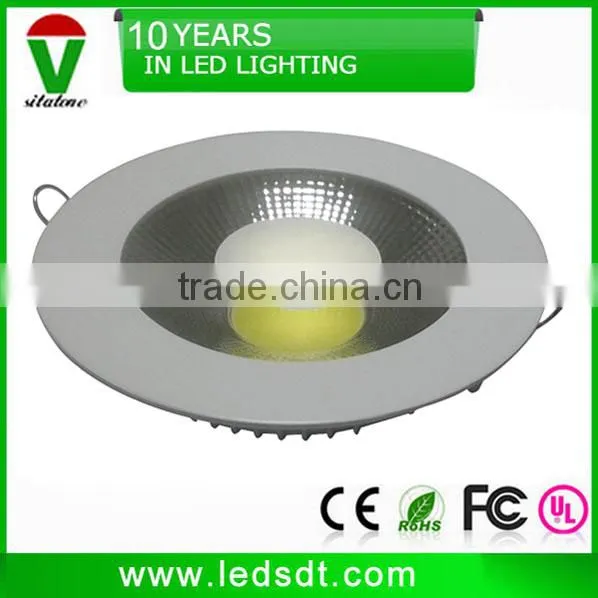 Light Weight Slim 10w Recessedcob Led Downlight Full White From Sitatome