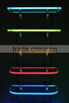 Edge Lit Acrylic Light Tape Shelves