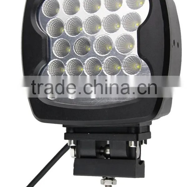 72W REC LED Work Light Spot Flood Beam Voltage 12/24V Waterproof IP67 for Offroda Truck Suv All Cars photo-2