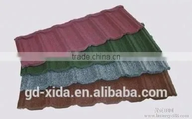 COLORFUL STONE COATED METAL ROOF TILE photo-4