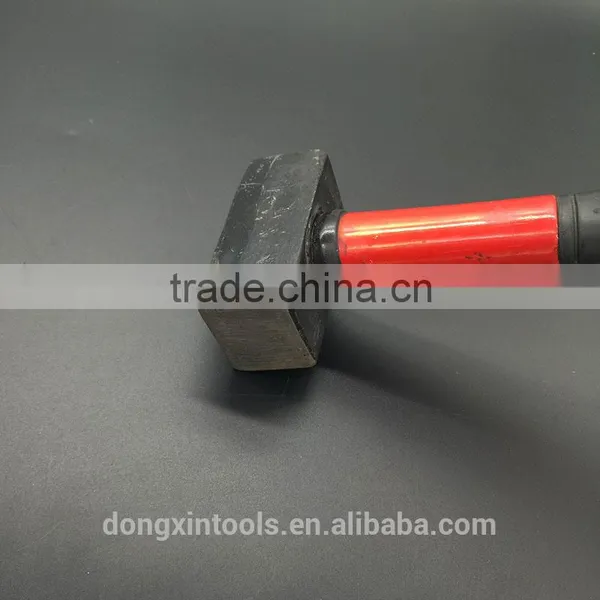 Red Handle Rubber Covered Iron Hammer photo-2