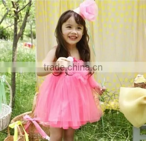 Candy Color Baby Girl Summer Dress Knee Length Baby Girl Summer Dress photo-2