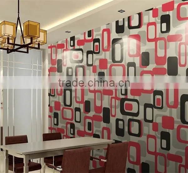 High Quality Living Room Wallpaper With PVC Material photo-6