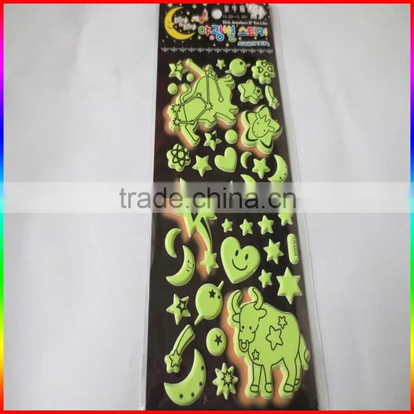 Glow in the Dark Luminous Constellation Puffy Stickers photo-3
