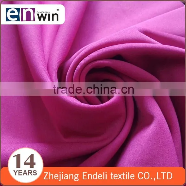 Wholesale Bright Color 200D Polyester Double Knit Scuba Fabric for Lady Dress