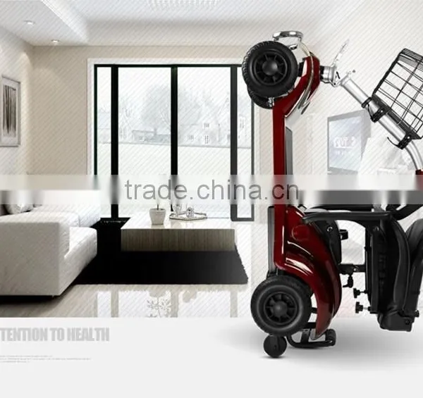 270W Small 4 Wheel Easy Folding Mobility Disabled Scooter for Older People Lightweight Mobility Scooter photo-2