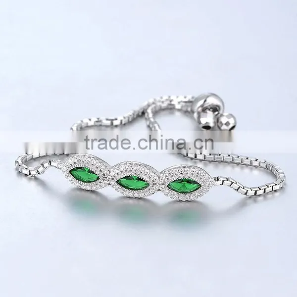 Jewerly Silver 925 Gemstone Charm Bracelets photo-2