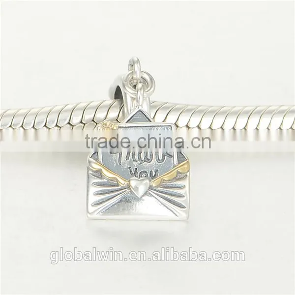 Envelope Bracelet Charms European Charm Bracelet Necklace 100% Real 925 Sterling Silver S218 Best Gifts For You Or Friends photo-2
