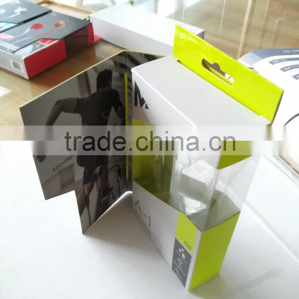 Hot Sale Magnetic Closure Clamshell Packaging Headset Earphones Box photo-6