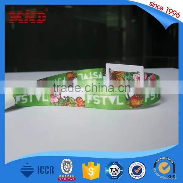 MDWW71 2015 Hot Selling RFID Woven Wristband for Events/RFID Wristband Ticket photo-5