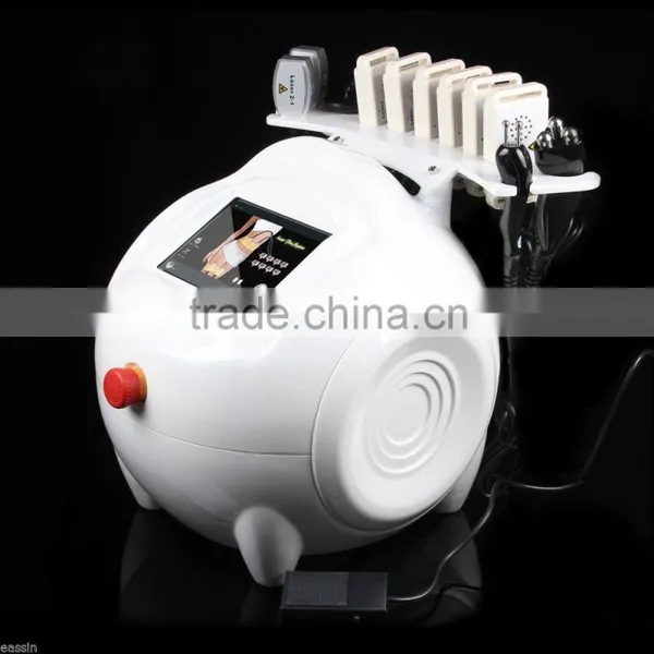 Multifunctional 4in1 Tripolar rf 40k Cavitation 6 Big Pads and 2 Small Pads Lipolaser Machine photo-6