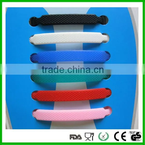 Elastic No Tie Shoelaces Easy Tie Silicone Shoe Laces for Running Shoes photo-3