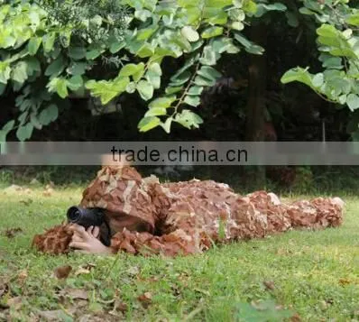 Military Hunting Birdwatching Sniper Ghillie Suit Desert Camouflage Set Clothes photo-3