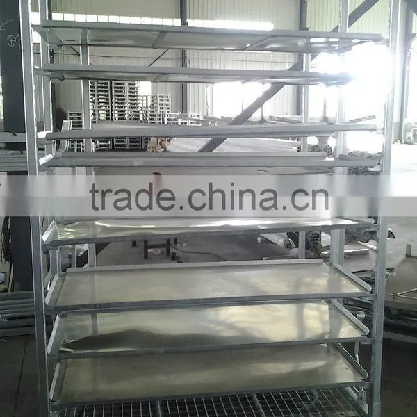 Flower Carts With Wheels / Metal Wire Basket Carts With 4 Wheels photo-2