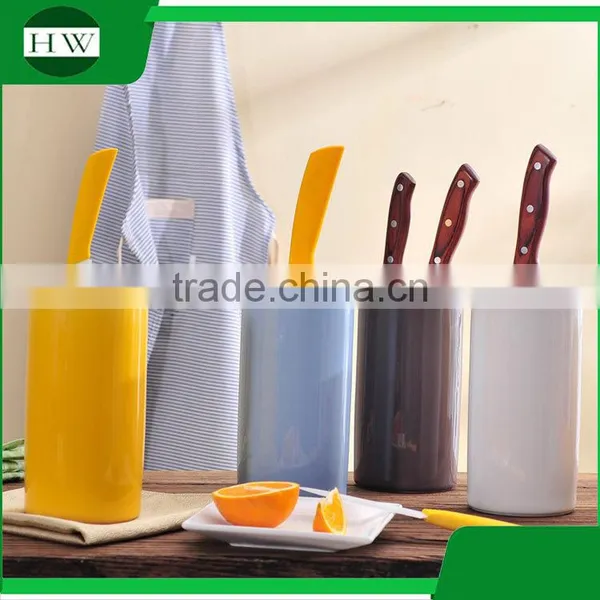 Kitchen Accessories Eco Plastic Round Flatware Knife Storage Rack Holder photo-2