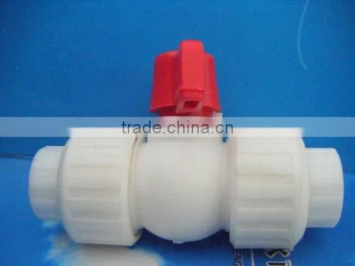 Good Price Plastic PPR Double Union Ball Valve for Water Pipe photo-2