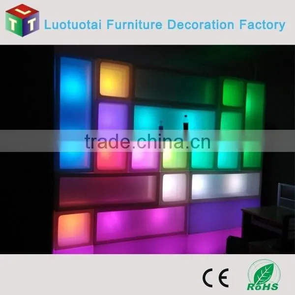 Modern New Bar Furniture Led Lighted Bar Shelf Used for Display Wine photo-5