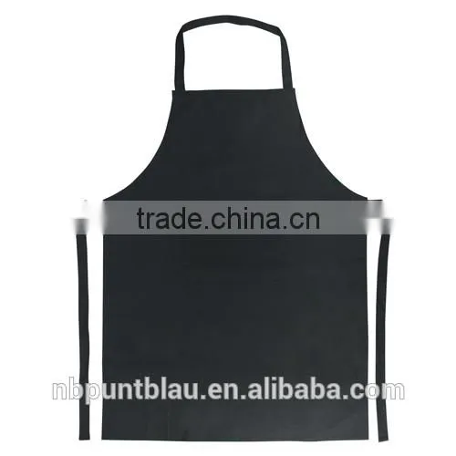 Cotton Simple Kitchen Apron With Front Pocket photo-2