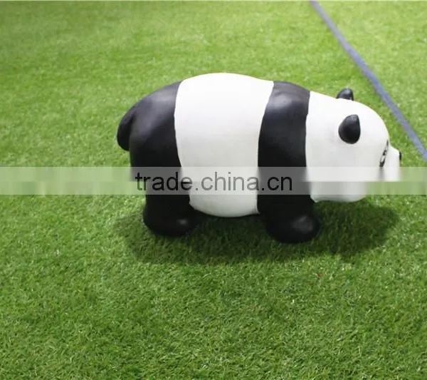 Home Garden Seats Christmas Decorative 30cm Height Small Artificial White and Black Fiberglass Chinese Flat Panda E10 28X06 photo-2