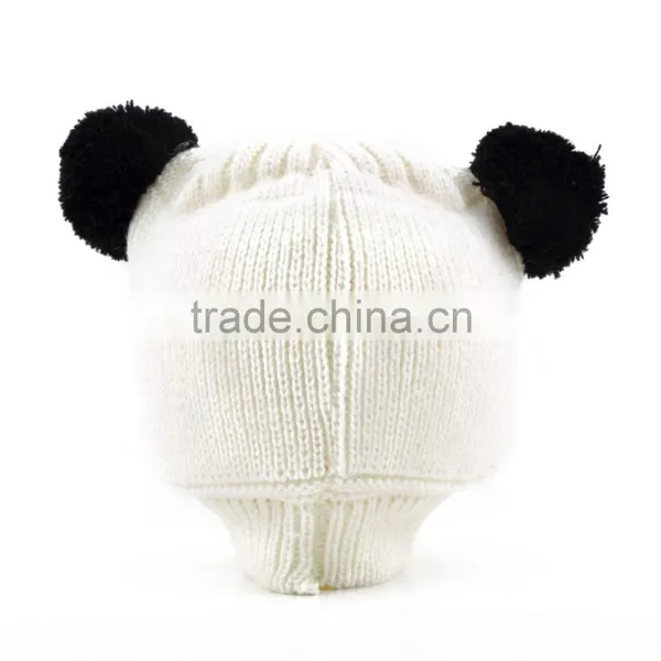 Lovely Animal Panda Baby Hats And Caps Kids Boy Girl Crochet Beanie Hats photo-4