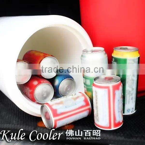 12/18cans White & Blue 10L Foam Insulation Plastic Cooler Box photo-2