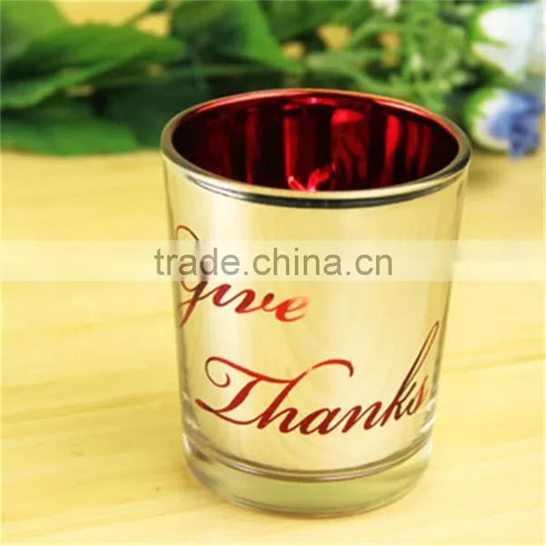 Mercury Glass Candle Holders Wholesale 2015 New Glass Candle Holder photo-5