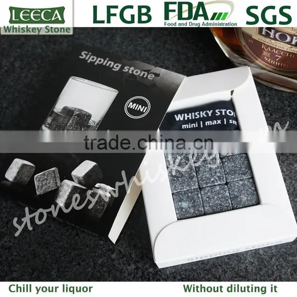 Promotion Gift Whiskey Stone Environmental Recycled Ice Wine Cooler Stones photo-2
