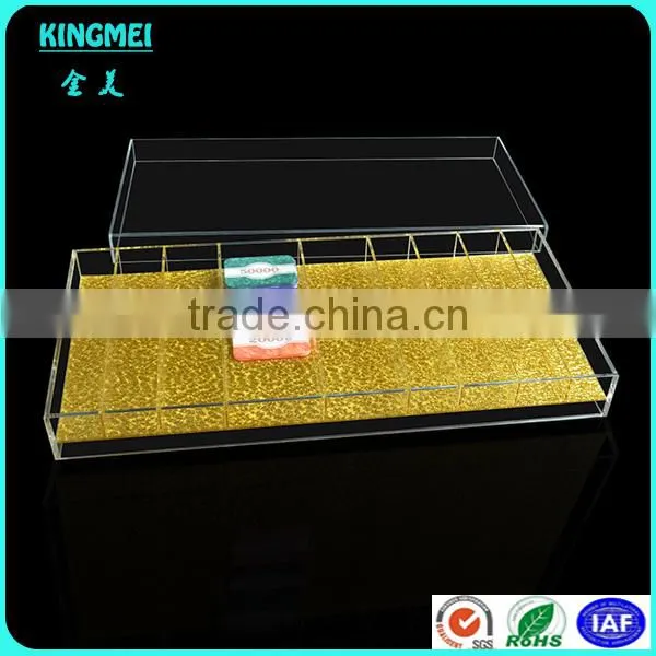 Cheap Factory Price Clear Plastic Serving Tray Acrylic Tea Cups Display Tray From China photo-4