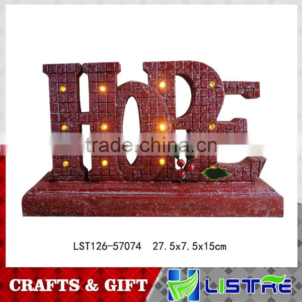 Ployresin Christmas Decoation With Led Lights photo-5