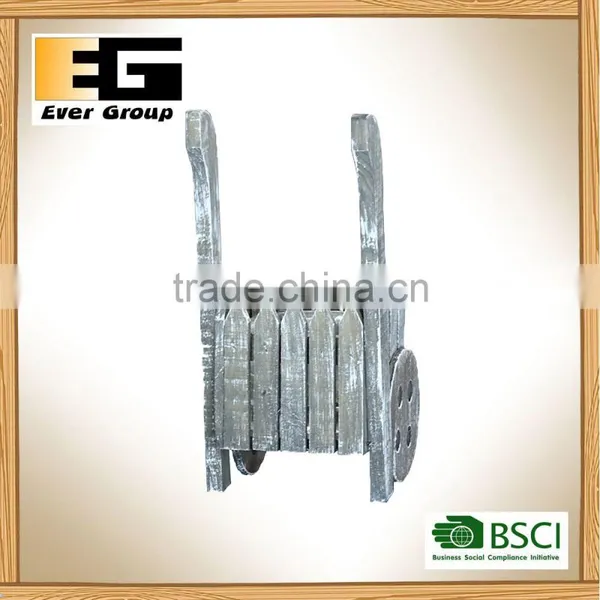 Wooden Small Cart Flowerpot photo-6