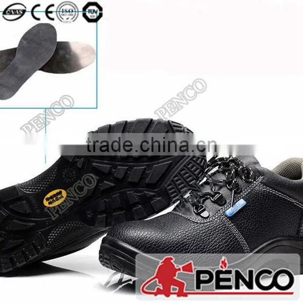 High Quality Cow Leather Fire Proof Safety Shoes photo-2