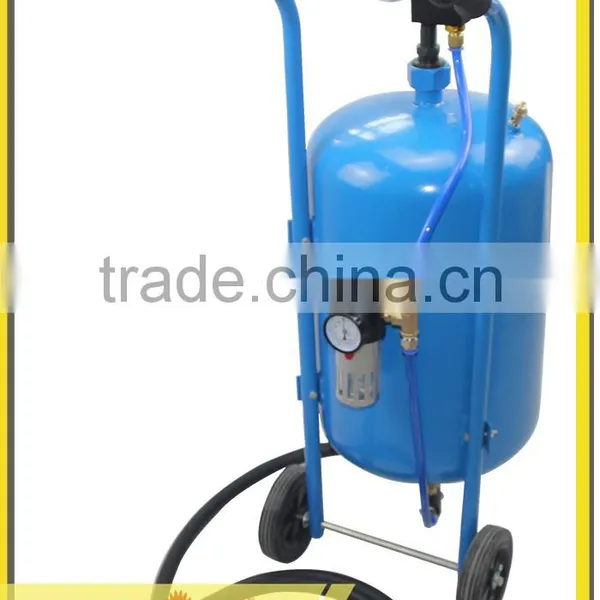 Easy Movement Sandblasting Machine For Rusty Cleaning photo-2