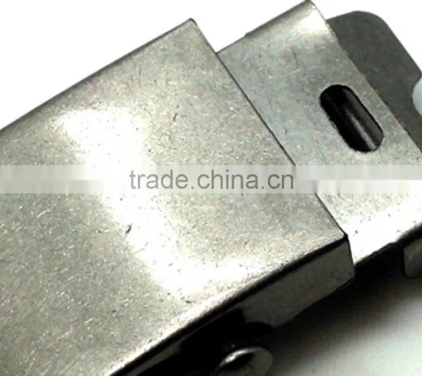High Quality, Hot Sale1 Inch Garment Cloth Metal Stamping Steel Military Buckle Antique Nickel Plate With Tip photo-5
