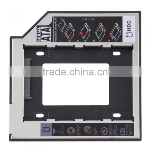 Latest Hard Disk Case High Quality 9.5mm Universal SATA 2nd HDD SSD Hard Drive Caddy for CD/DVD-ROM Optical
