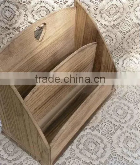 2016 New Design Customed Office Supplies Wooden Office Magazine File Boxes / Holders / Organizers for Document Files photo-3
