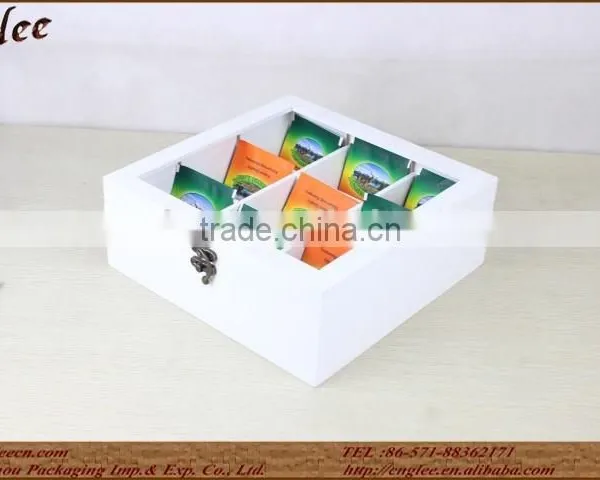 Natural Wood MDF Fancy Tea Chest photo-4