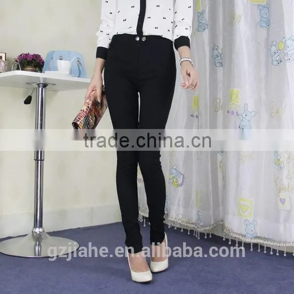 Hot Sale New Women Cotton Elastic Slim Pencil LeggPants Autumn Winter High Waist Pants Business Women Unformal Trousers photo-2