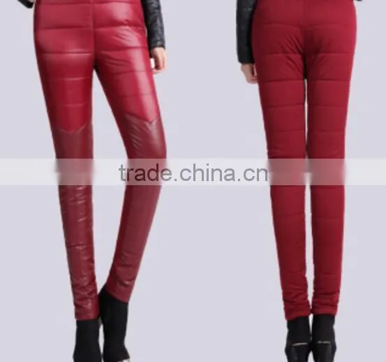 Womens Thick Down Cashmere Pants photo-3