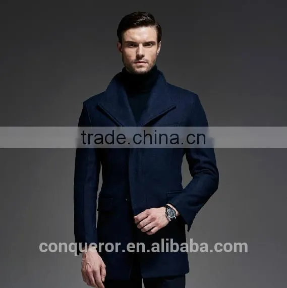 Wool Winter Coat . Men Overcoat BCL004 photo-2
