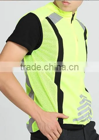 hi Visibility Sport Reflective Vest Soft Fabric for Ridding photo-5